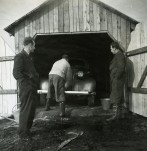 Starting av bil med sveiv