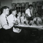 Selskap hos Eilert Gangnæs