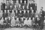 Skolebilde Åkrene skole ca 1898