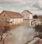 Flommen ved meieritomta i 1967