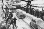 Beilkortesje ved åpningen av Fetsund bru i 1959