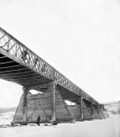 Jernbanebrua etter ombygging på 1870-tallet