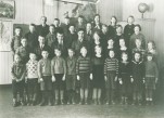 Skolebilde fra Enebakkneset skole 1933 - 34
